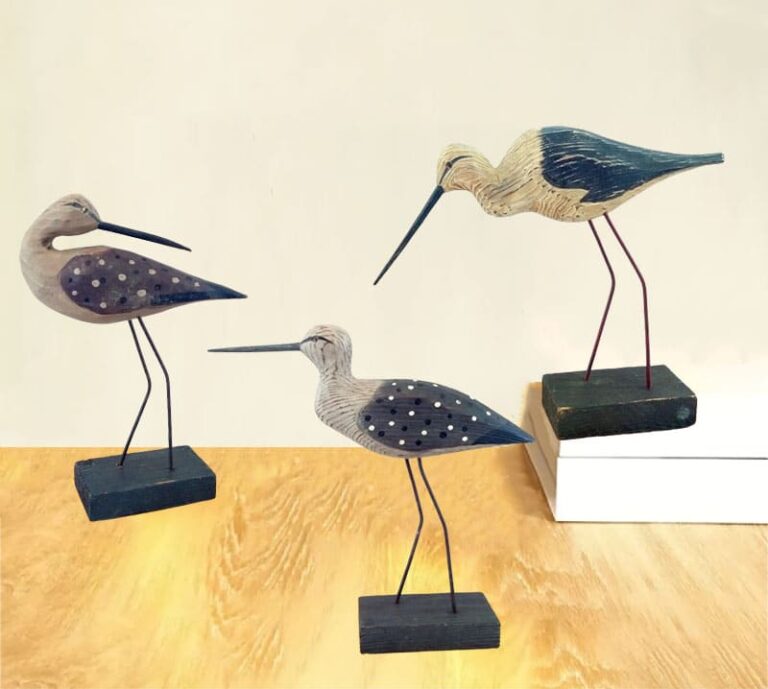 wooden animal crafts wooden seabird
