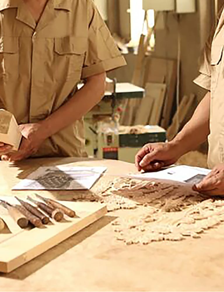 workshop of factory